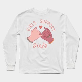 Girls Support Long Sleeve T-Shirt